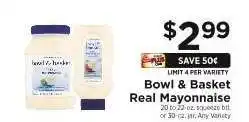 ShopRite Bowl & Basket Real Mayonnaise offer