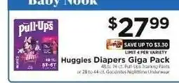 ShopRite Huggies Diapers Giga Pack offer