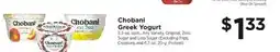 ShopRite Chobani Greek Yogurt offer