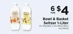 ShopRite Bowl & Basket Seltzer 1-Liter offer