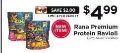 ShopRite Rana Premium Protein Ravioli offer
