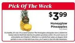 ShopRite Honeyglow Pineapples offer