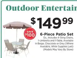 ShopRite 6-Piece Patio Set offer