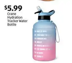Aldi Crane Hydration Tracker Water Bottle offer