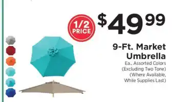 ShopRite 9-ft Market Umbrella offer