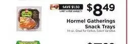 ShopRite Hormel Gatherings Snack Trays offer