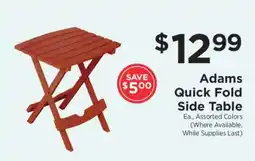 ShopRite Adams Quick Fold Side Table offer