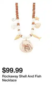 TJ Maxx Rockaway Shell And Fish Necklace offer