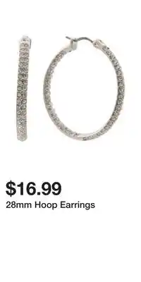 TJ Maxx 28mm Hoop Earrings offer