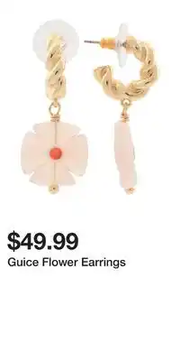 TJ Maxx Guice Flower Earrings offer