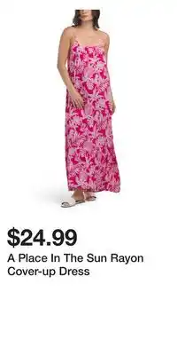 TJ Maxx A Place In The Sun Rayon Cover-up Dress offer