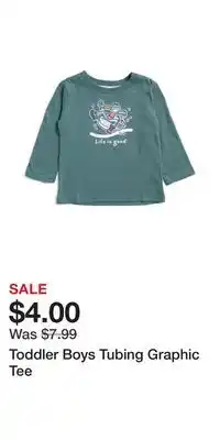 TJ Maxx Toddler Boys Tubing Graphic Tee offer