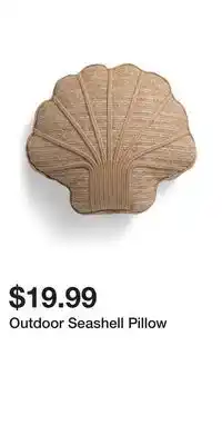 TJ Maxx Outdoor Seashell Pillow offer