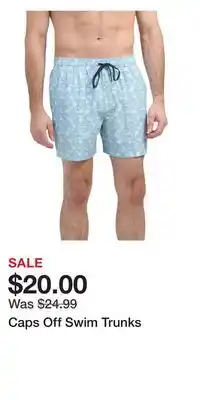 TJ Maxx Caps Off Swim Trunks offer