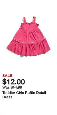 TJ Maxx Toddler Girls Ruffle Detail Dress offer