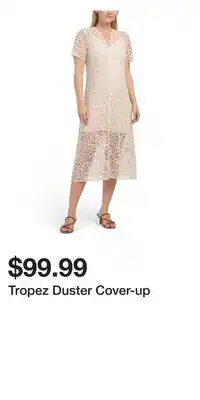 TJ Maxx Tropez Duster Cover-up offer