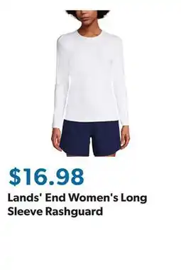 Sam's Club Lands' End Women's Long Sleeve Rashguard offer