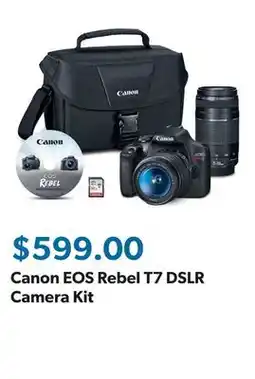 Sam's Club Canon EOS Rebel T7 DSLR Camera Kit offer