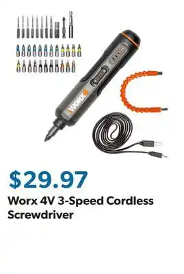 Sam's Club Worx 4V 3-Speed Cordless Screwdriver offer