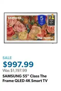 Sam's Club SAMSUNG 55 Class The Frame QLED 4K Smart TV offer
