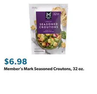 Sam's Club Member's Mark Seasoned Croutons, 32 oz offer