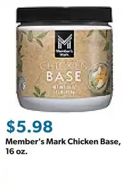Sam's Club Member's Mark Chicken Base, 16 oz offer