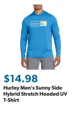 Sam's Club Hurley Men's Sunny Side Hybrid Stretch Hooded UV T-Shirt offer