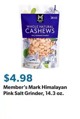 Sam's Club Member's Mark Himalayan Pink Salt Grinder, 14.3 oz offer
