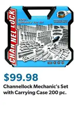 Sam's Club Channellock Mechanic's Set with Carrying Case 200 pc offer