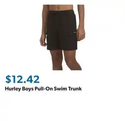 Sam's Club Hurley Boys Pull-On Swim Trunk offer