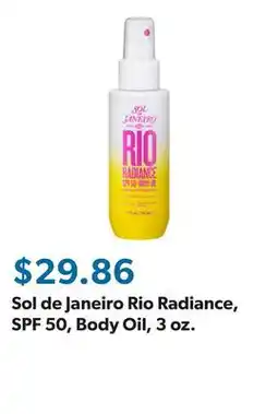 Sam's Club Sol de Janeiro Rio Radiance, SPF 50, Body Oil, 3 oz offer