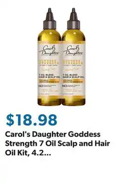 Sam's Club Carol's Daughter Goddess Strength 7 Oil Scalp and Hair Oil Kit, 4.2 fl. oz., 2 pk offer