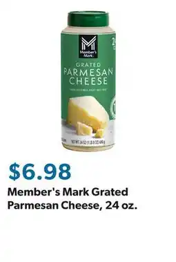 Sam's Club Member's Mark Grated Parmesan Cheese, 24 oz offer