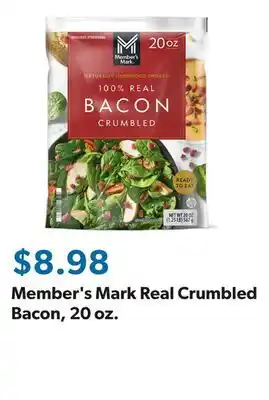 Sam's Club Member's Mark Real Crumbled Bacon, 20 oz offer