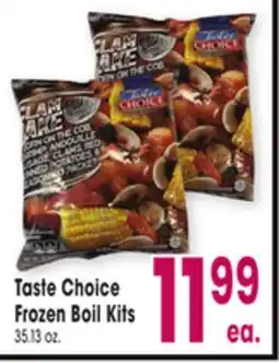 Jewel-Osco Taste Choice Frozen Boil Kits offer