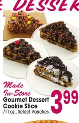 Jewel-Osco Gourmet Dessert Cookie Slice offer