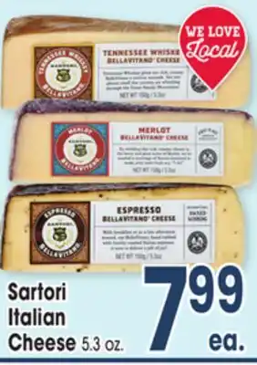 Jewel-Osco Sartori Italian Cheese offer