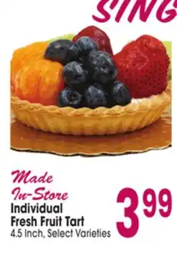 Jewel-Osco Individual Fresh Fruit Tart offer