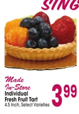 Jewel-Osco Individual Fresh Fruit Tart offer
