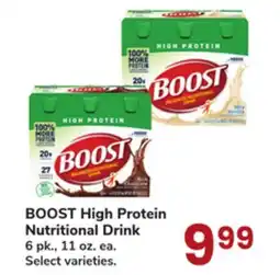 Jewel-Osco BOOST High Protein Nutritional Drink offer