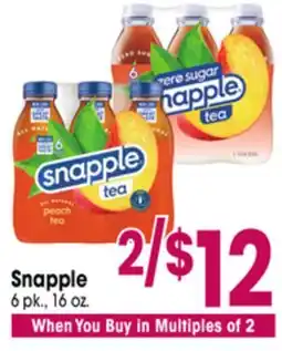 Jewel-Osco Snapple offer