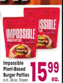 Jewel-Osco Impossible Plant-Based Burger Patties offer
