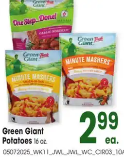 Jewel-Osco Green Giant Potatoes offer