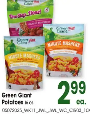 Jewel-Osco Green Giant Potatoes offer