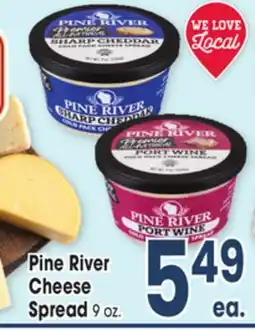 Jewel-Osco Pine River Cheese Spread offer