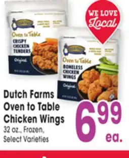 Jewel-Osco Dutch Farms Oven to Table Chicken Wings offer