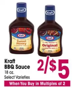Jewel-Osco Kraft BBQ Sauce offer