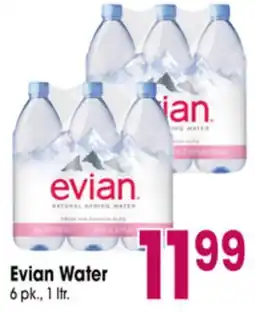 Jewel-Osco Evian Water offer