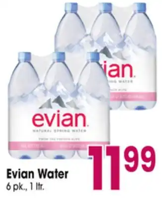 Jewel-Osco Evian Water offer