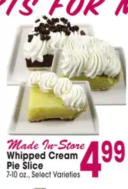 Jewel-Osco Whipped Cream Pie Slice offer